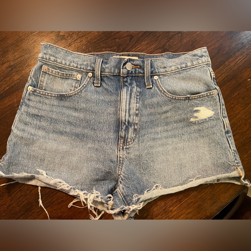 Madewell RELAXED DENIM SHORTS: SIDE-SLIT EDITION